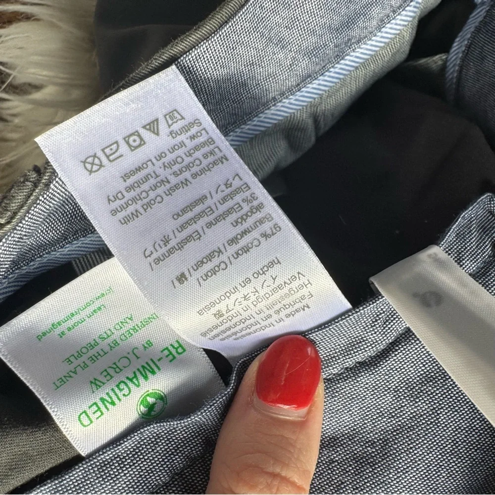 NWOT J.Crew 484 Slim-fit stretch chino pant 36X32